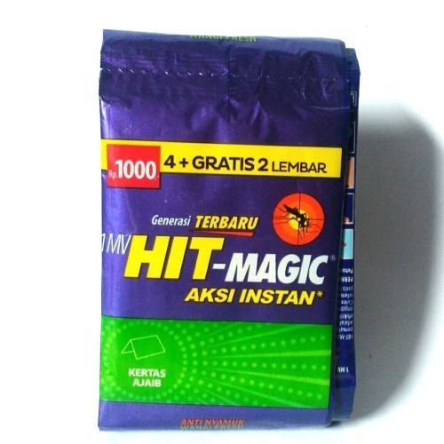 Hit Magic Kertas Obat Nyamuk Bakar 1 Renceng