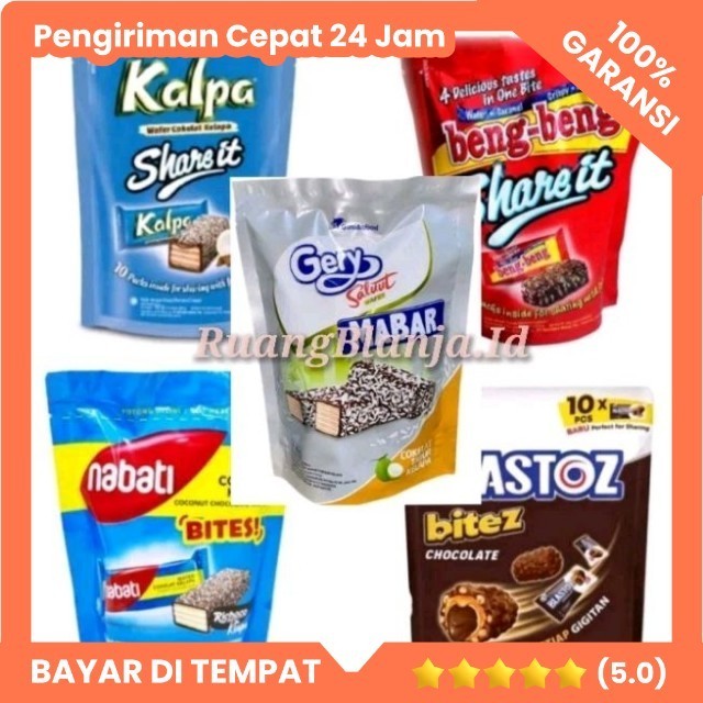 

Nabati Wafer Coklat Kelapa Isi 10 Plus 1 - Share it