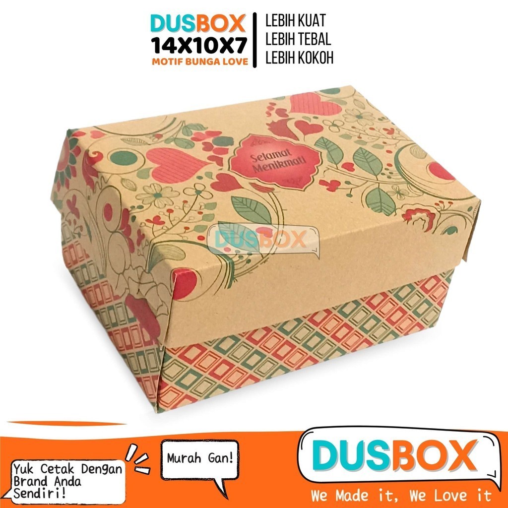 Box Snack 14x10x7 / Box Snack Motif / Snack Box / Kardus Snack / Dus Snack Box / Kardus Snack / Dus 