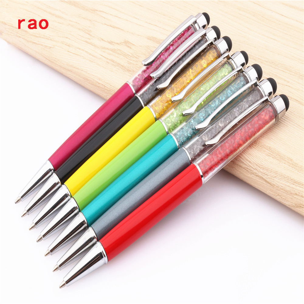 

Fashion 097 Stylus computer Touch phone screen pen Colors Crystal Business office Ballpoint Pen for Stationery Office & School
