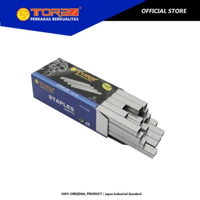 

TORA Isi Staples Tembak 6, 8 mm 5000 Pcs / Box - Staples Refil