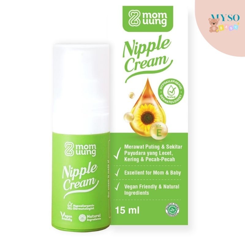 Mom Uung Nipple cream bahan natural salep Krim Puting Luka Lecet Ibu Menyusui Aman Untuk Bayi Food G