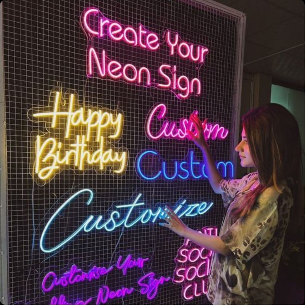Promo Termurah Custom Lampu Nama Neon Flex Lampu Custom Nama Neon Sign Custom Nama Lampu Neon Aesthe