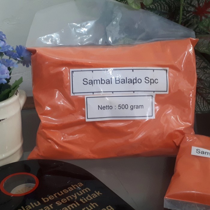 

Bumbu Tabur BALADO SPECIAL Bubuk Perasa Balado Pedas - 1/2 KG