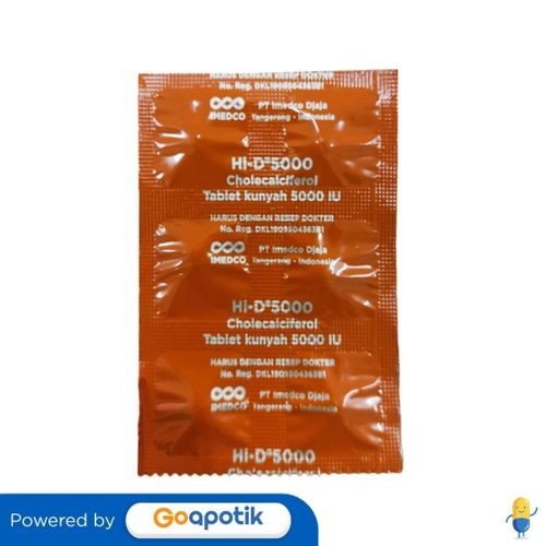 Hi-D 5000 Iu Strip 6 Tablet