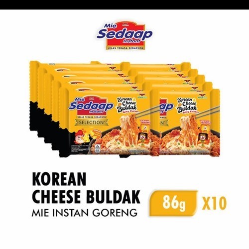 

Mie sedaap Korean cheese buldak per 10 pcs