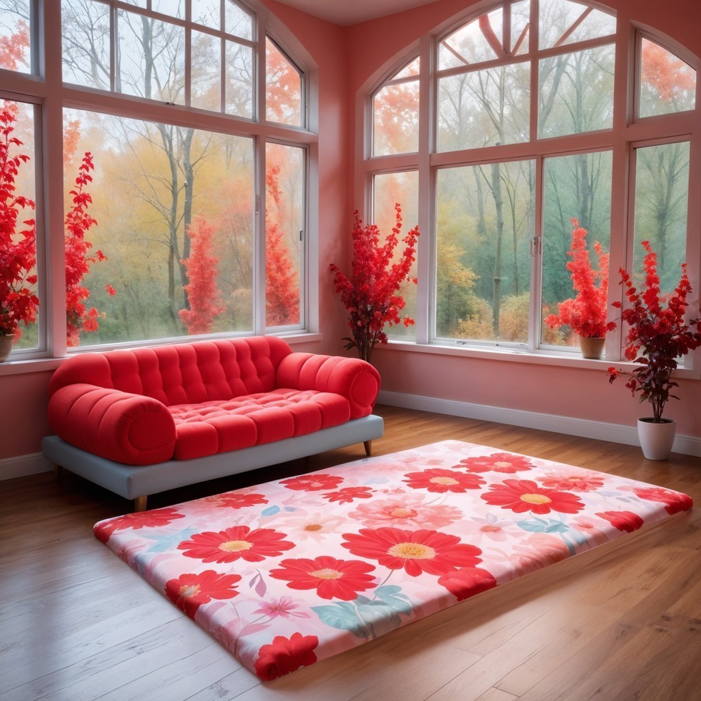 Kasur Busa Royal Motif Kasur Lantai/Lipat Busa Original Royalfoam Kasur Busa karpet import.. LP