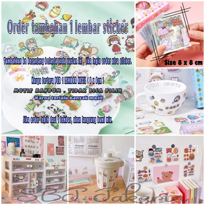 

NEW! BEST SELLER Tempat pensil anak perempuan cewek Pencil case besar waterproof Kawaii - + BELI STIKER