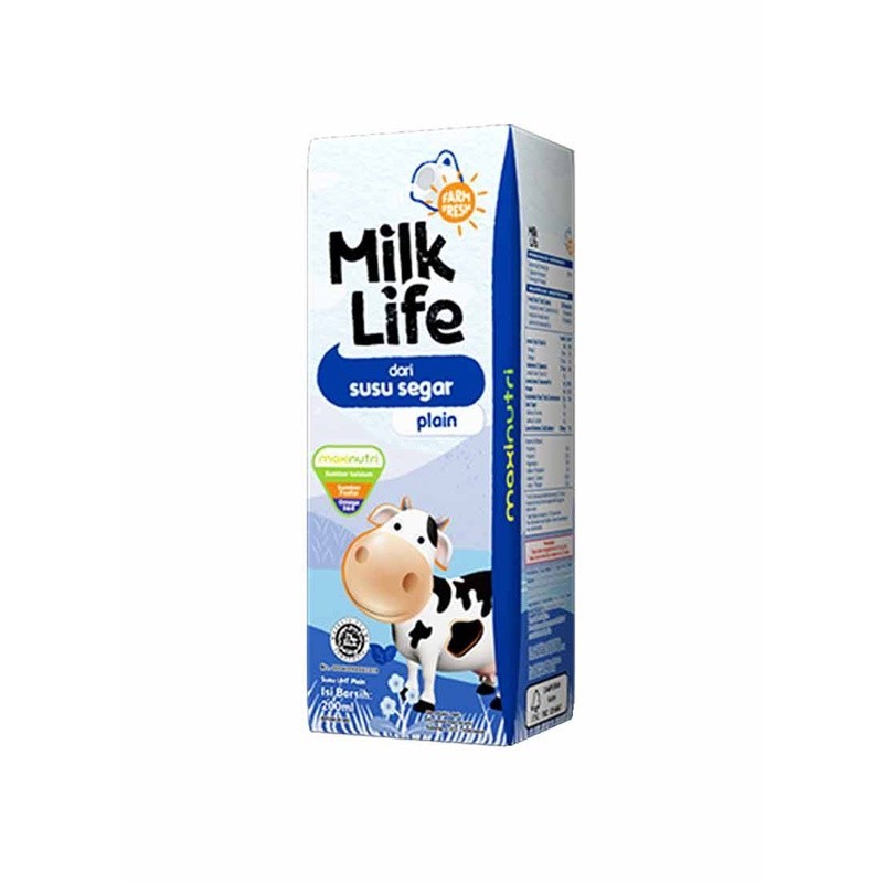 

Milk Life Susu UHT Plain 200 ml