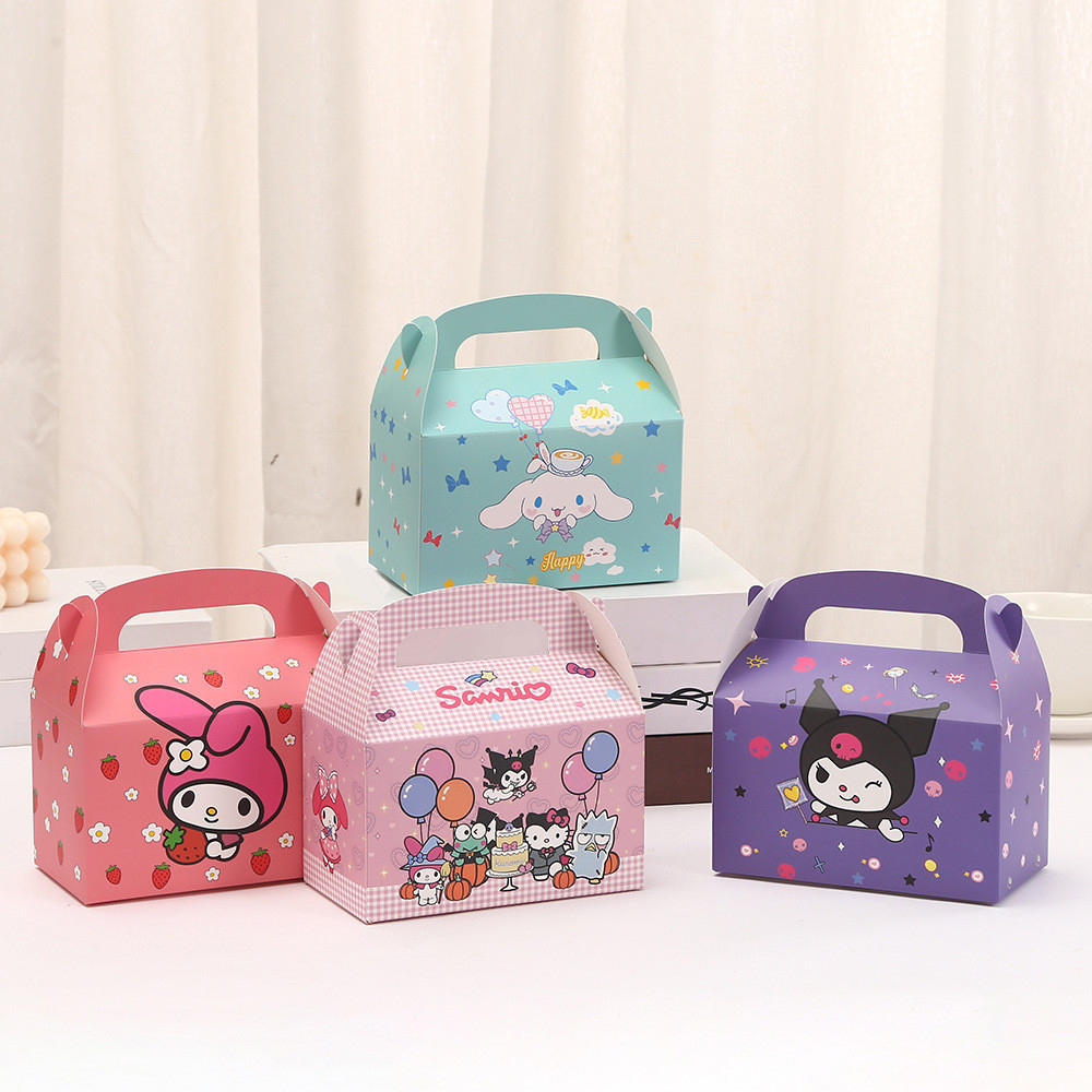 

BOX KOTAK KUE GABLE BOX DUS KUE KOTAK HAMPER SNACK ROTI PESTA ULANG TAHUN ANAK MOTIF SANRIO CINNAMOROL KUROMI MY MELODY