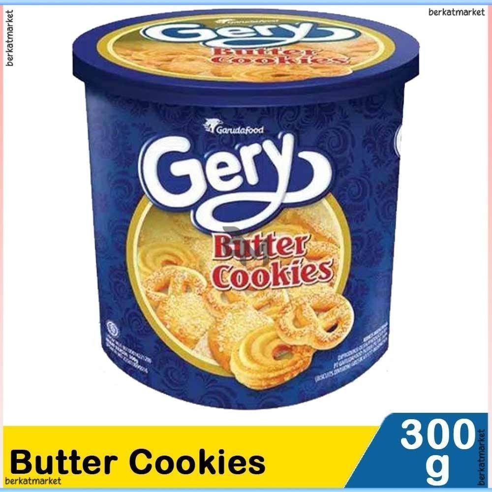 Gery Butter Cookies Biskuit Kaleng 300gr