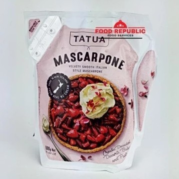 

TERJUAL TATUA MASCARPONE 500 GR - BAHAN KUE TIRAMISU HALAL IMPORT