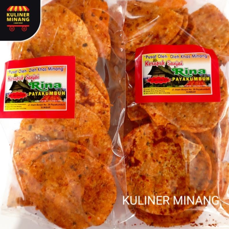 

Kuliner Minang Krupuk Ubi Jengkol Jariang Opak Rina Oleh-Oleh Asli Cemilan Kampung Makanan Khas Payakumbuh Padang kabau Jajanan Snack Kabau AX00