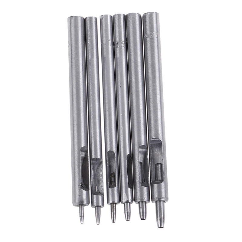 

0.8MM-2.5MM Leather Hole Punch Hollow Drilling Tools Handmade Belt Punching DIY Leather Handicraft Puncher Set Leather Tool