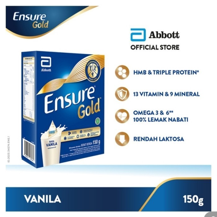 

COD GRATIS ONGKIR ensure gold vanila box 150gr exp 9/25