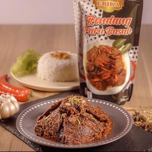 

Kuliner Minang Rendang Paru Basah Oleh Oleh Cemilan Payakumbuh Padang Khas Pariaman 250 gr Jajanan Snack AX00