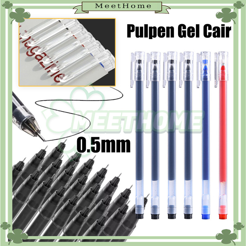 

Pulpen Gel Mini 0.5mm/Pena Gel Transparan/Pulpel Gel 0.5mm Pena/ Pulpen Bolpoin Tinta Gel Cair