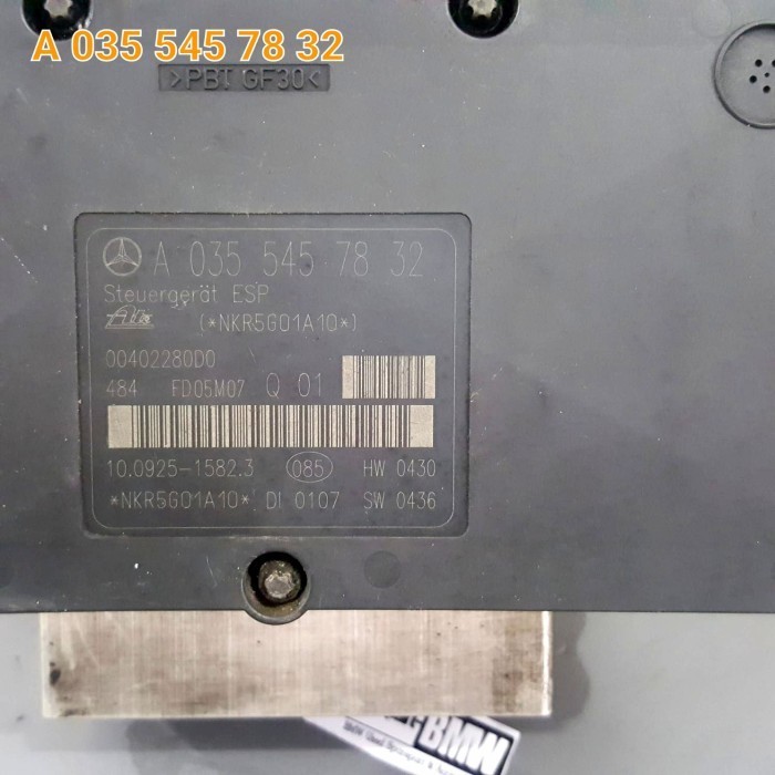 FC99 modul ESP pompa ABS pump MERCEDES BENZ W203 A035 545 78 32