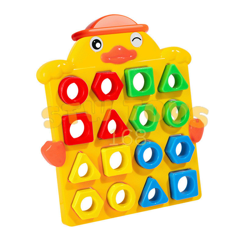 

Game matching puzzle geometric duck mainan edukasi anak geometri bebek