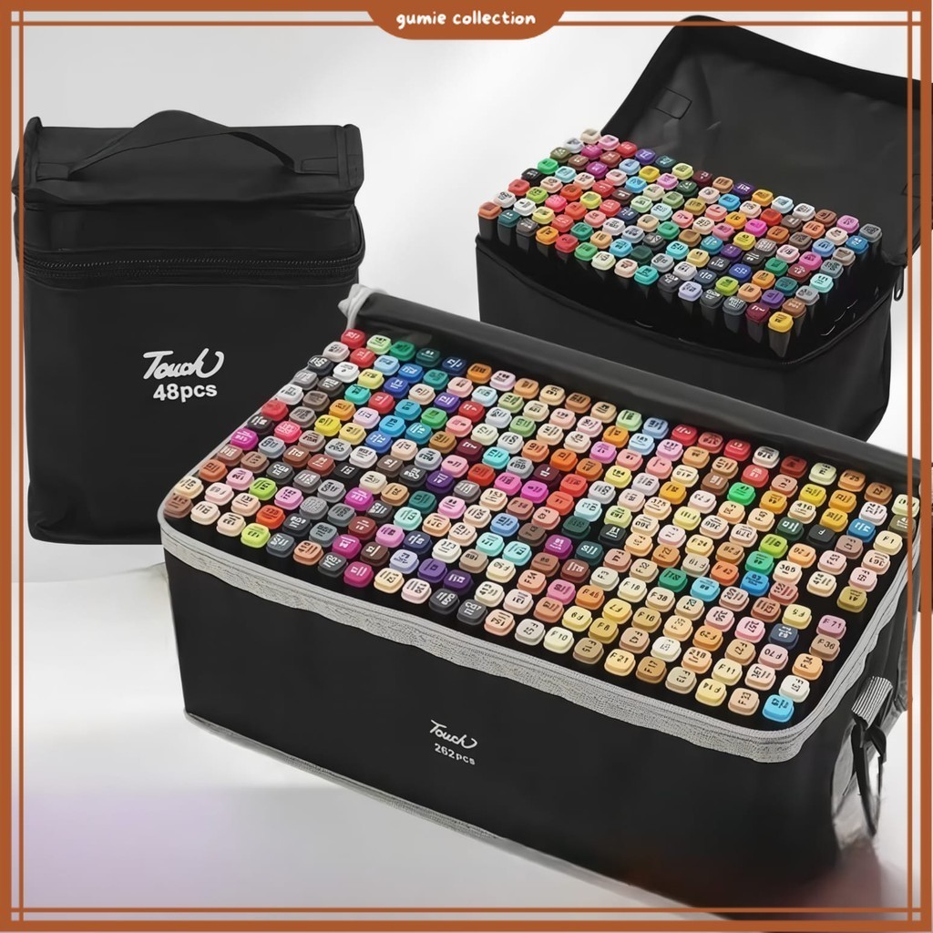 

GC - SPIDOL SKETSA MARKER 24/36/48/60/80 WARNA / TOUCH SKETCH MARKER COPIC / TWIN MARKER SPIDOL SET