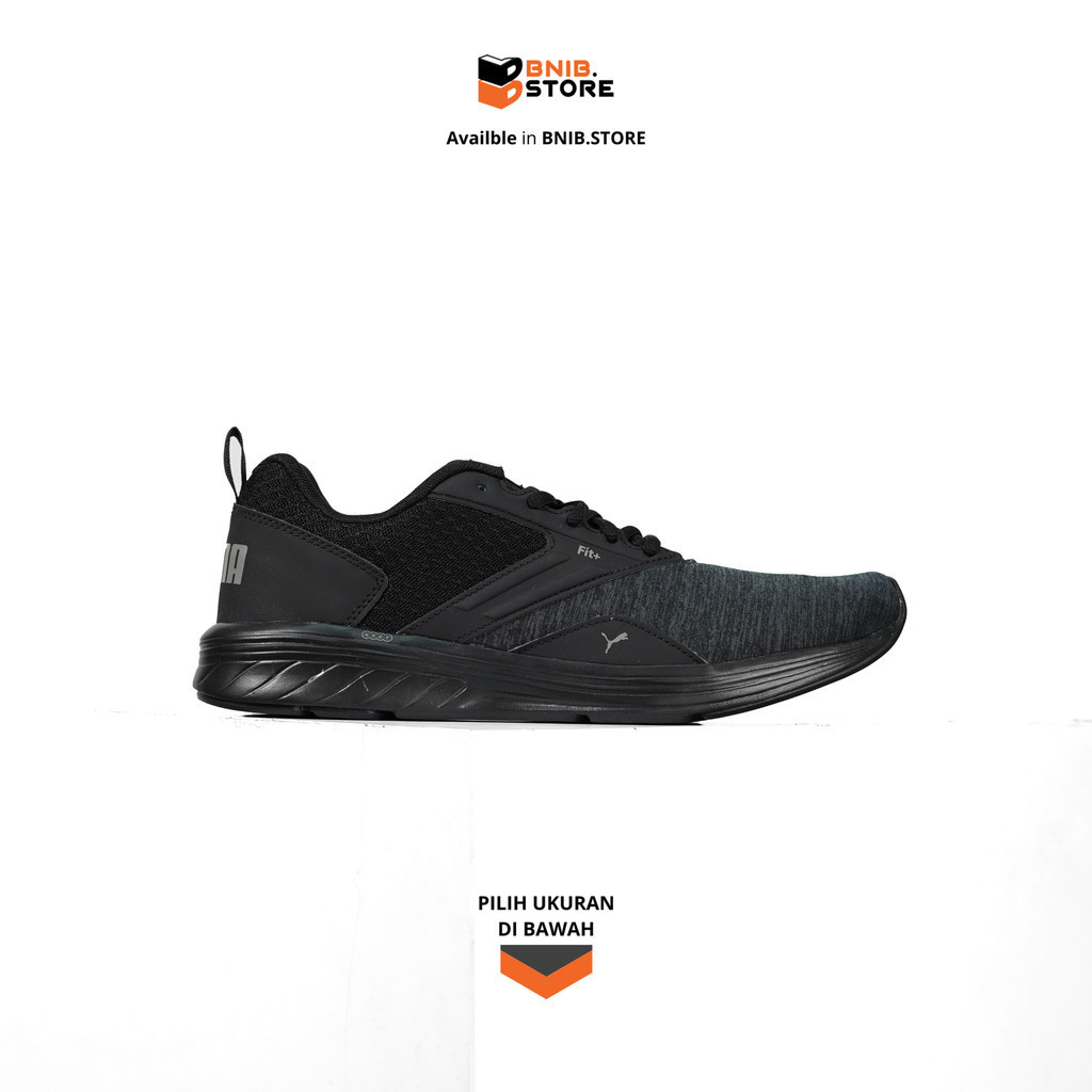 Sepatu Pria PUM4 NRGY Comet Black Ultra Grey Original