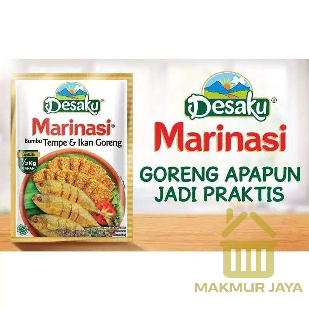 

Maknyuss1 Bumbu Marinasi Ayam Tempe Ikan Desaku Marinasi 1 Renteng Isi 12 Sachet