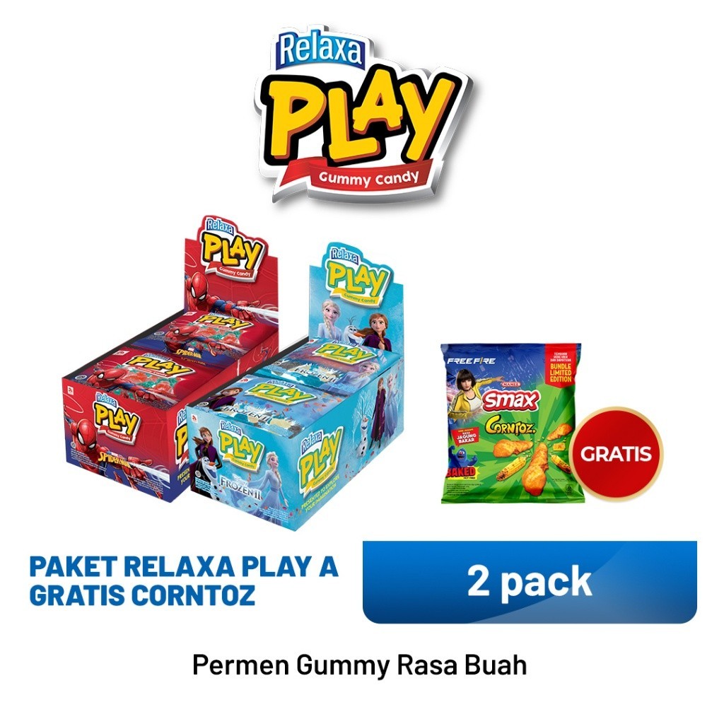 PAKET RELAXA PLAY A FREE CORNTOZ