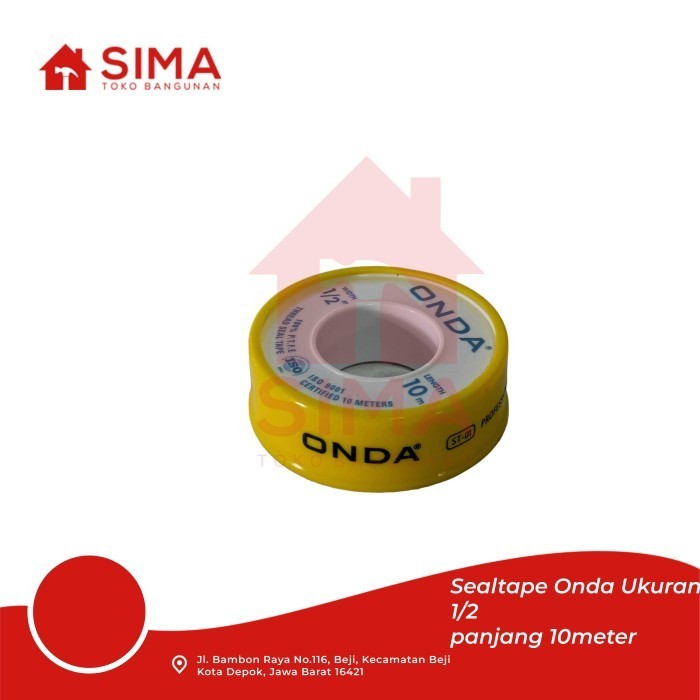 

Sealtape / Solatip / Double Tape / Isolasi Onda 1/2" 10 Meter
