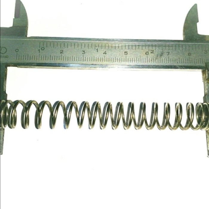 per spring tekan stainless panjang 90mm