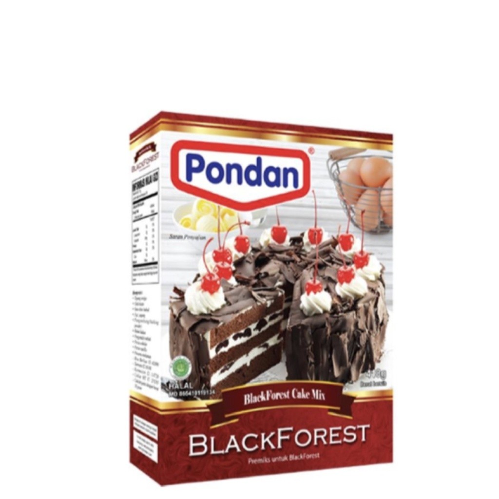 

Pondan Black Forest Tepung Premiks 418 gr