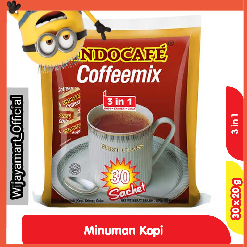 

INDOCAFE Coffeemix Kopi Sachet 30 x 20 g