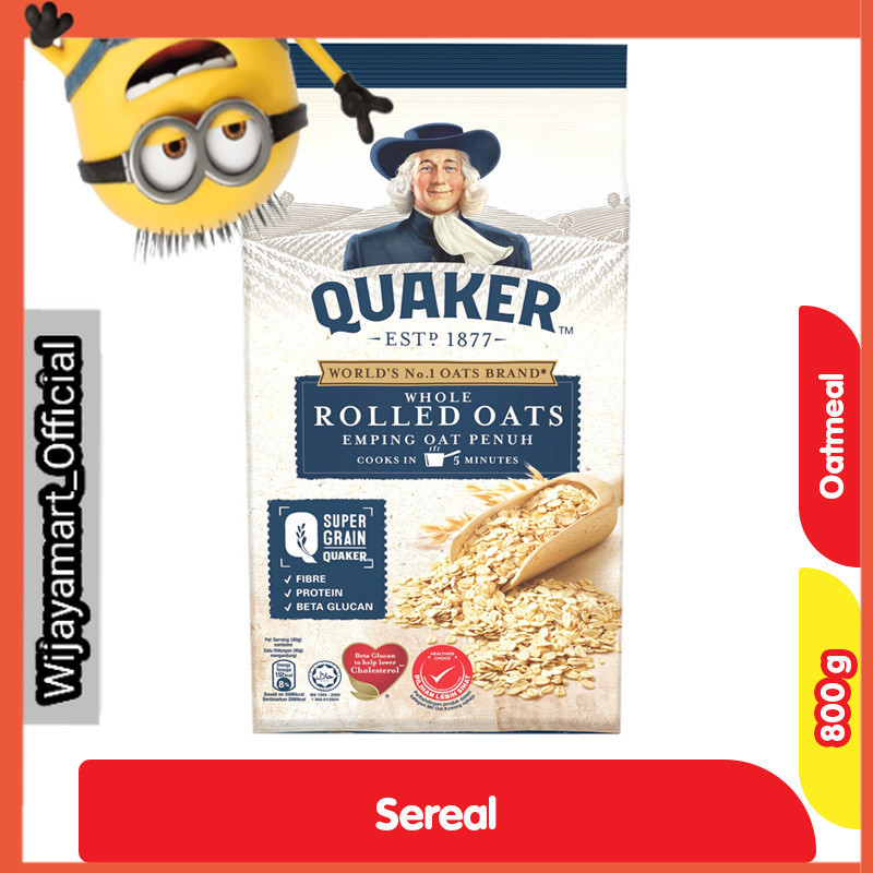 

Quaker Rolled Oats 800 g