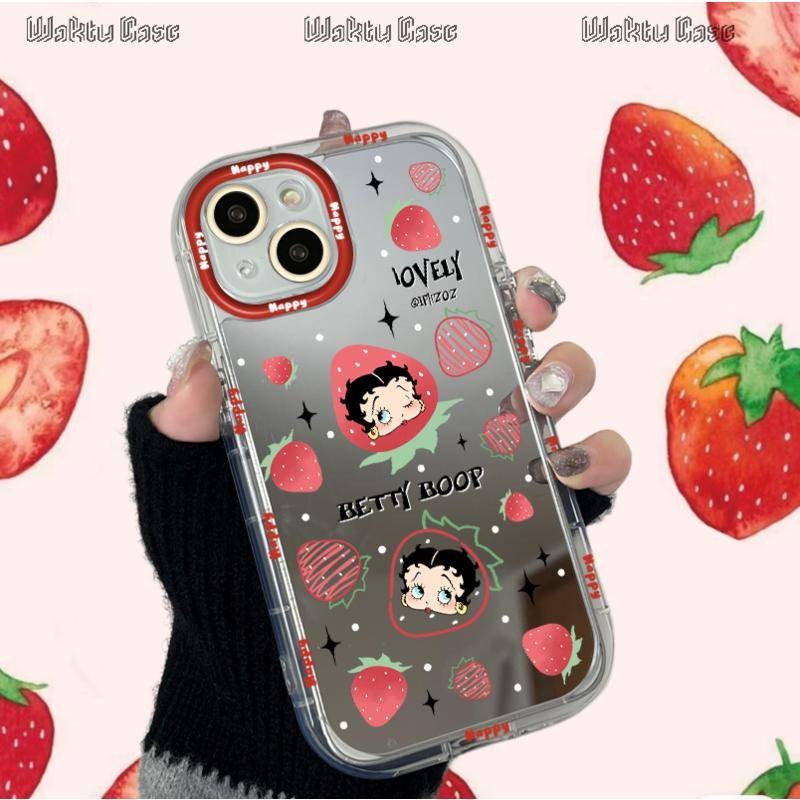 Casing Mirror Case Hard Case XiaoMi RedMi 9C 11 12 13C  OPPO VIVO Iphone Fashion Cute Case Samsung