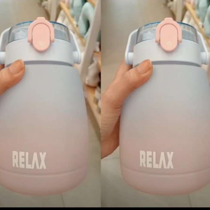 miniso relax gradient plastic cool water Bottle botol minum