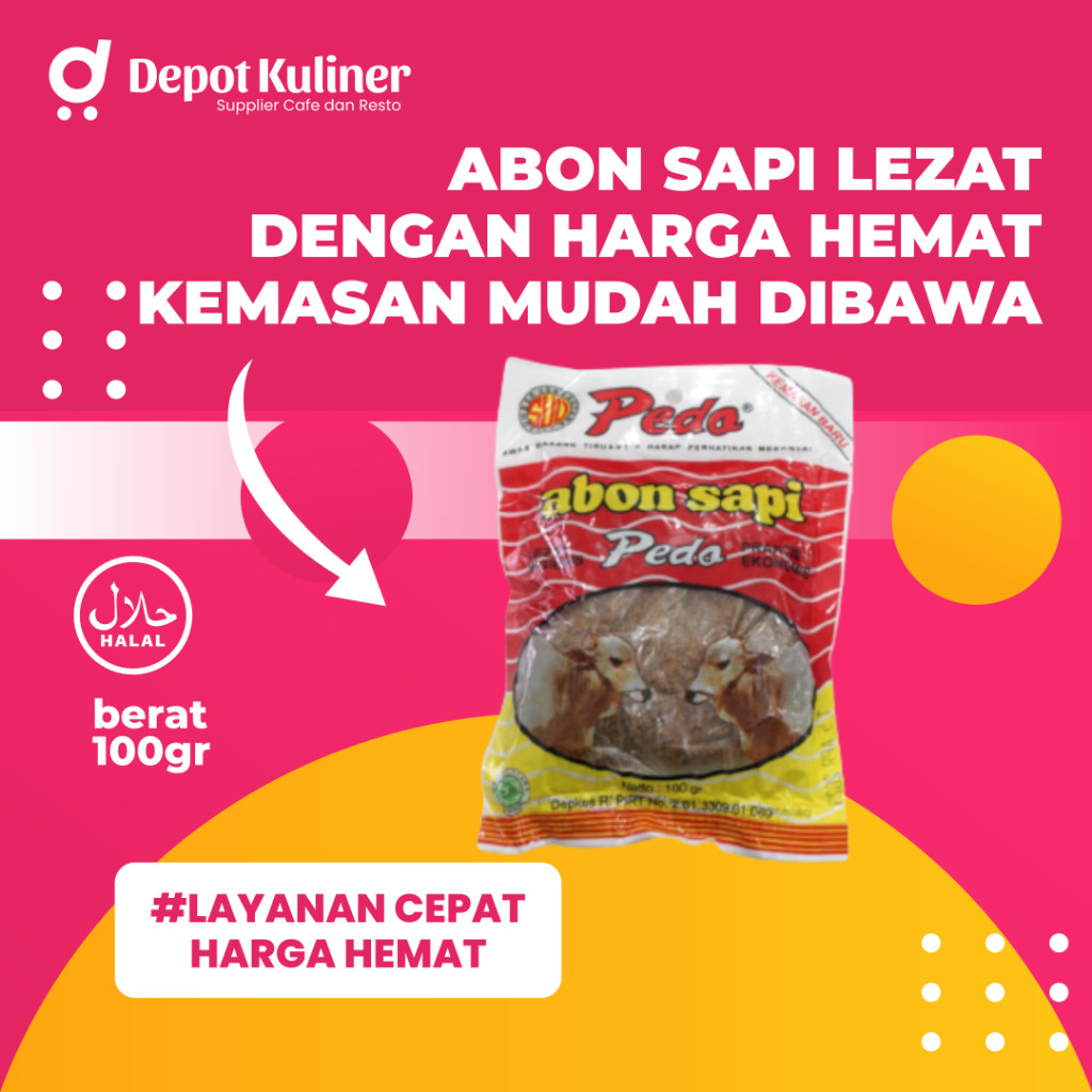 

Pedo Abon Sapi 100gr