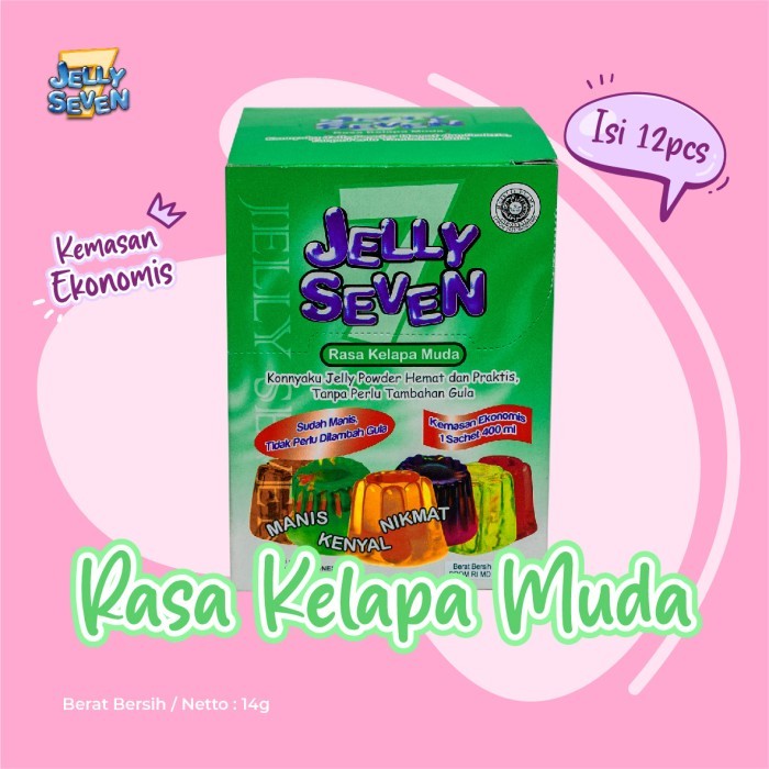 

NEW Jelly Seven Kelapa Muda 12 pcs - Kemasan Ekonomis