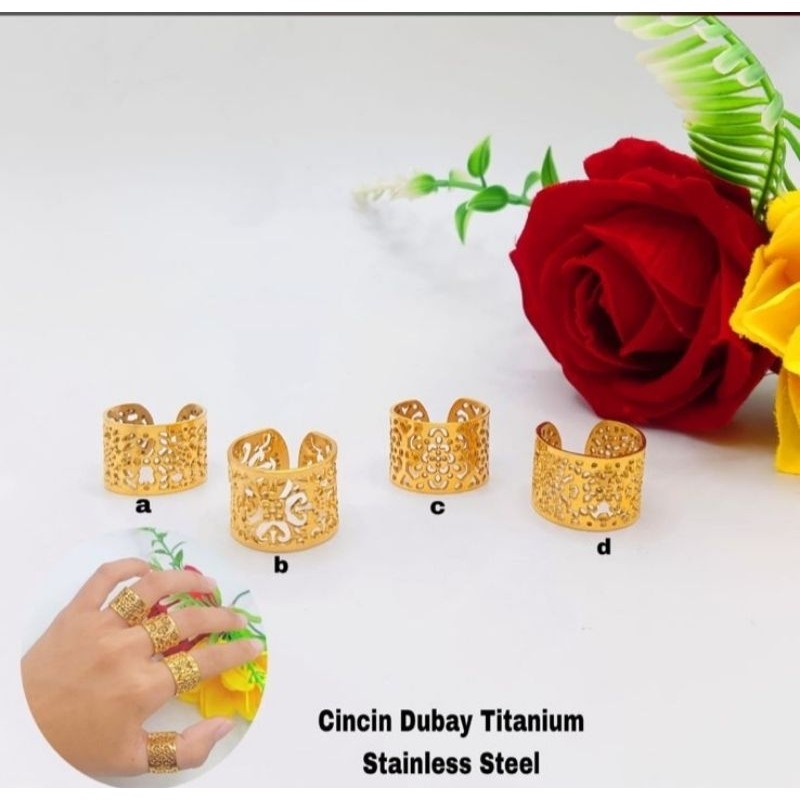 cincin fleksibel dubai titanium wanita cincin Kendari wanita