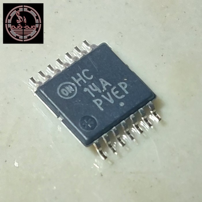 HC 14A TSSop-14 SMD HC14A HC14 MC74HC14ADR2G IC Hex Schmitt Trigger Onsemi 74HC14A