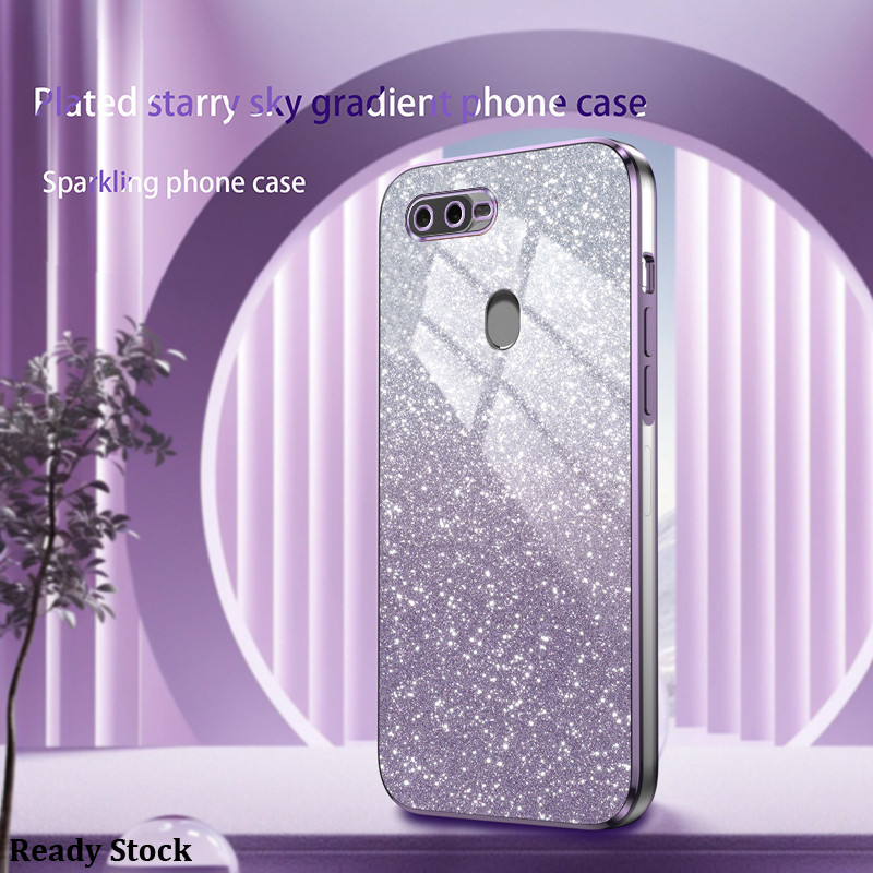 Phone cover OPPO A7X AX7 F9 Pro Realme 2 Pro 15 Pro Phone casing Transparent Shiny Camera Protection