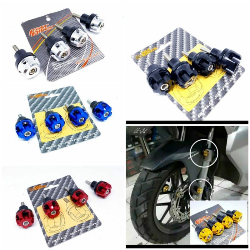 Variasi Spakbor Depan Nmax Aerox Old New Baut Jalu Spakbor Cnc 4 pcs Yamaha Nmax Aerox Old New