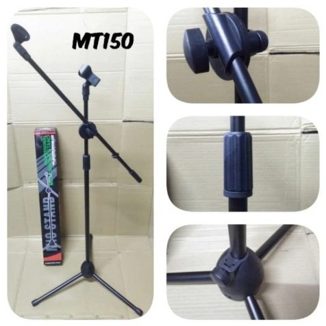 STAND MIC / STANDING MICROPHONE BERDIRI LANTAI TRIPOD MT-175 - MT - 150