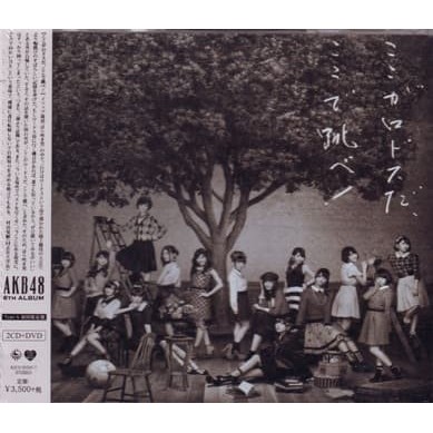 EEStore AKB48 - Koko ga Rhodes da, Koko de Tobe (6th Album) 2CD+DVD