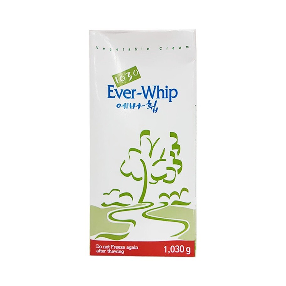 

EVER WHIP NON DAIRY WHIPPING CREAM SUGAR FREE 1030 GR (PACK PUTIH)