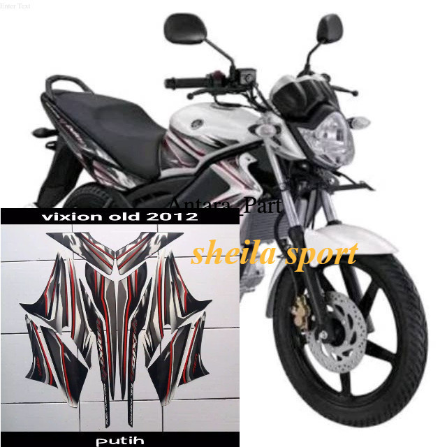 Stripping Sticker Polet LIst Lis Let Pleret Warna Striping sticker lis body yamaha vixion old lama t