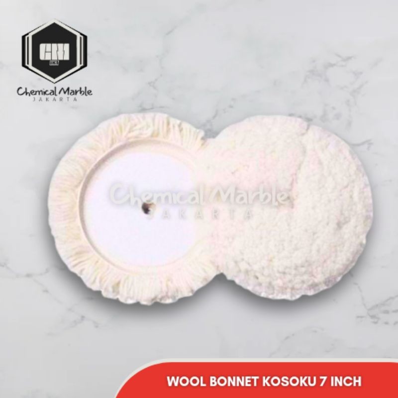 [Barra Chemical] Wool Polisher 7" Poles Mobil / Wool Bonnet Kosoku