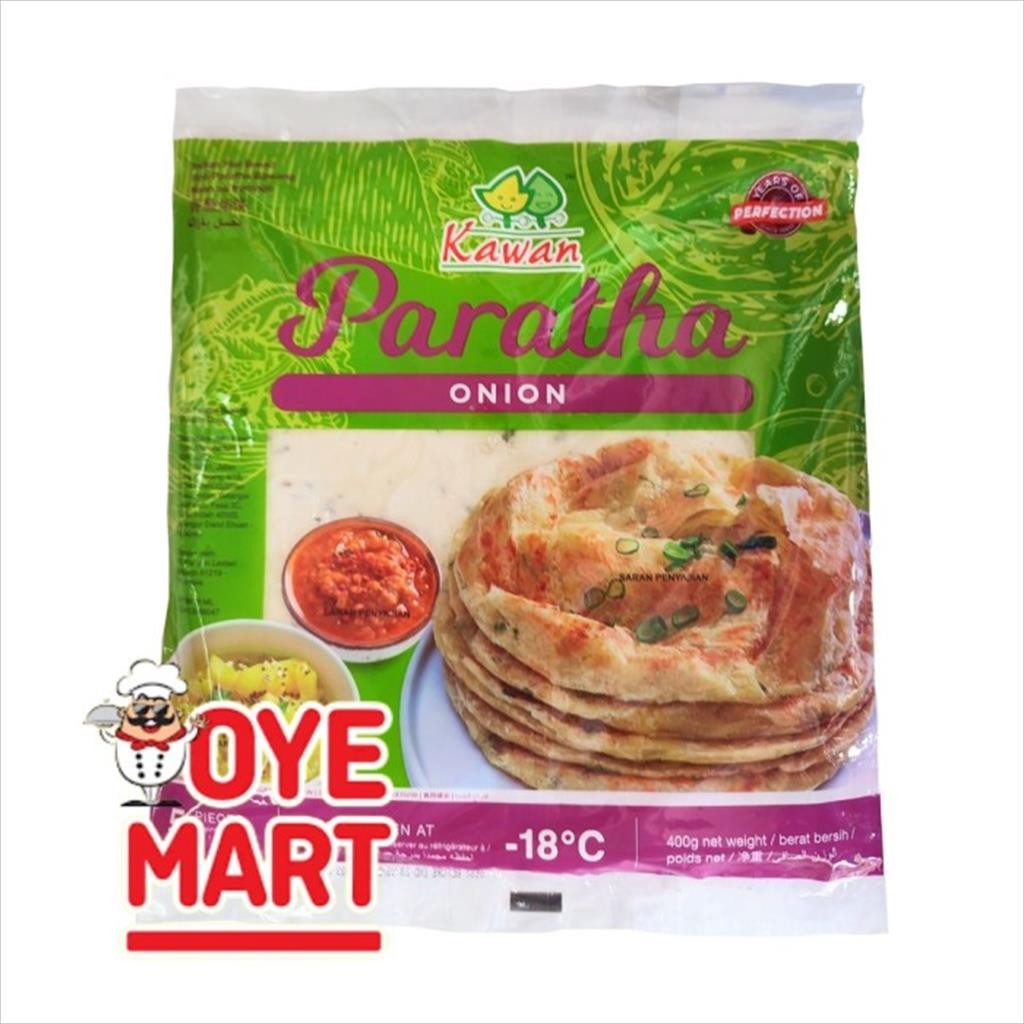 

KAWAN FOOD PARATHA ONION / ROTI 400gr ISI 5 PCS