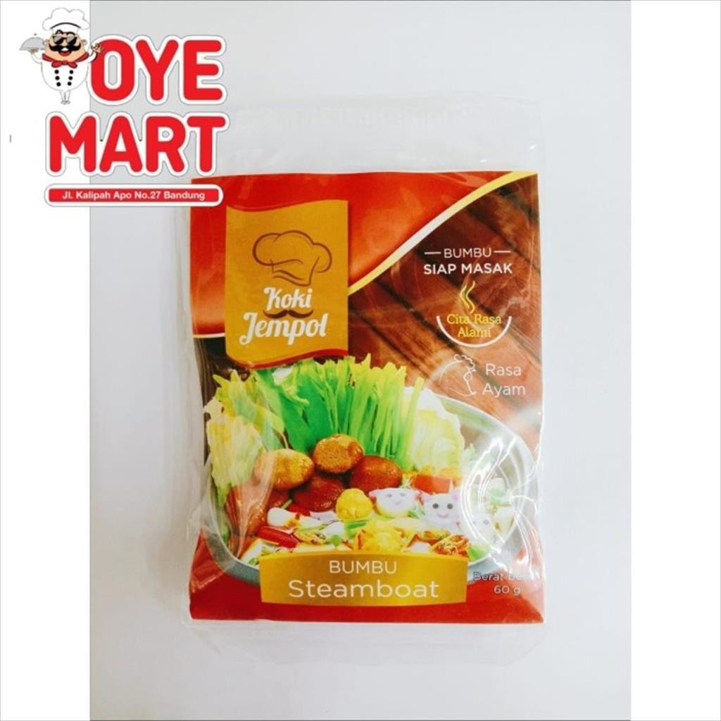 

KOKI JEMPOL BUMBU STEAMBOAT 60GR / BUMBU INSTANT