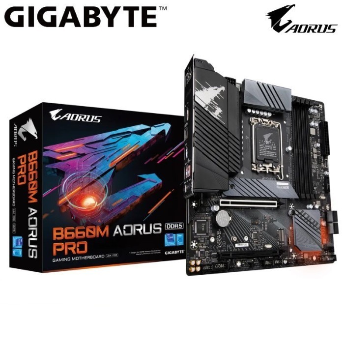 GIGABYTE B660M AORUS PRO DDR5 (Intel LGA 1700, Gen12)