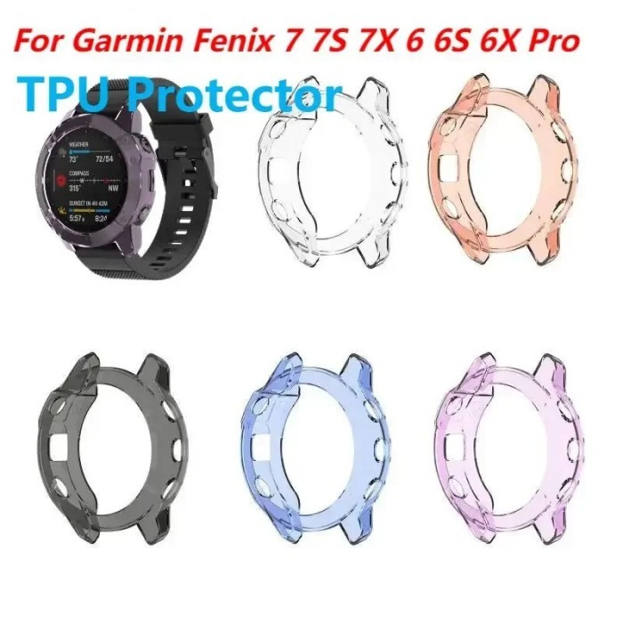 Case TPU Silikon Garmin Fenix 7 7s 7x / Bumper Silicone Case TPU Fenix 7 Fenix 7s Fenix 7x