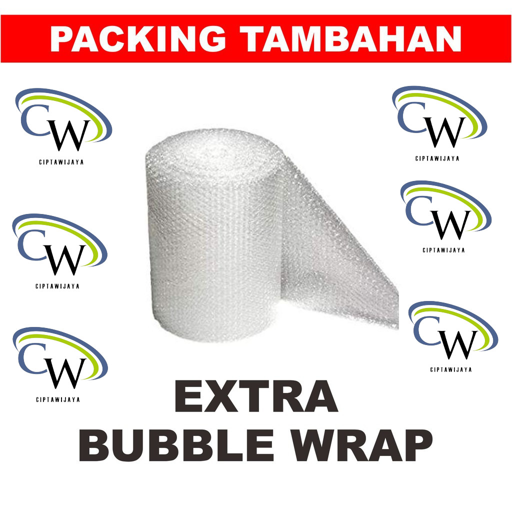 

Packing bubble tambahan Untuk meningkatkan keamanan saat dalam proses pengiriman